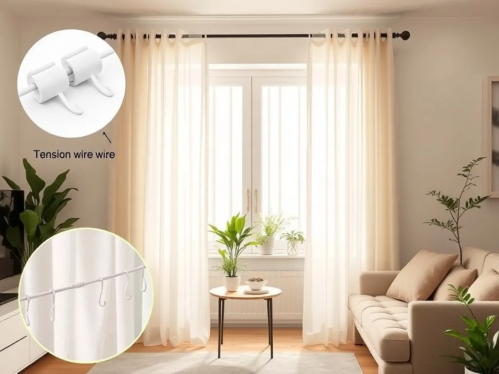 Jak powiesić firanki bez karnisza? Praktyczne porady i metody